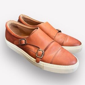 🇪🇸🥑Taft Gable Double Monk Strap Brown Leather Dress Sneaker Shoes Size 13
